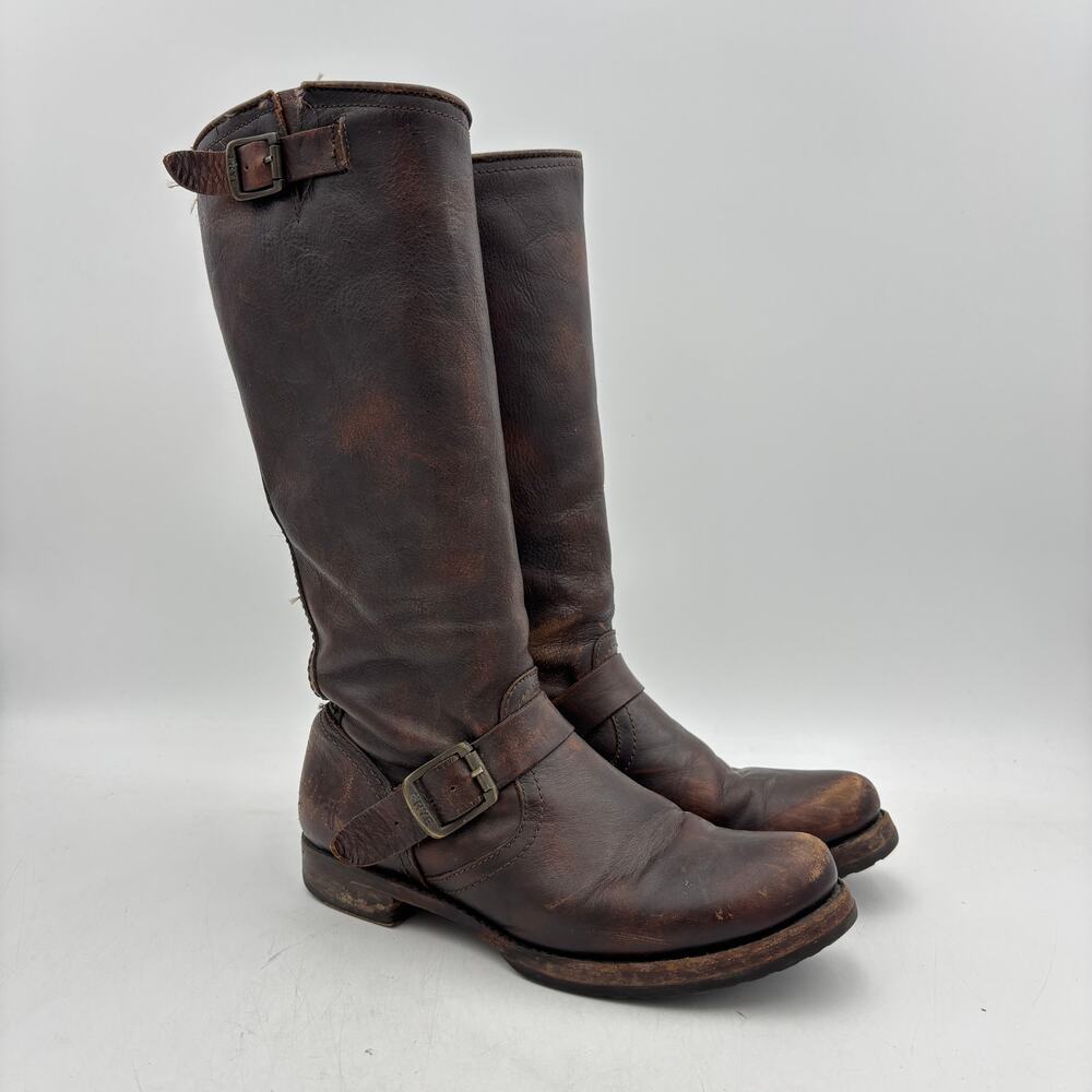 Vintage Frye 77609 Veronica Slouch Boots Womens 9B Moto Boho Western